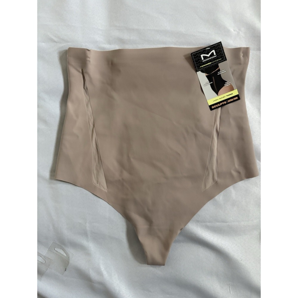 NEW Maidenform Shapewear Extra Firm Shaping Thong Women's Size 2xlarge SES200
